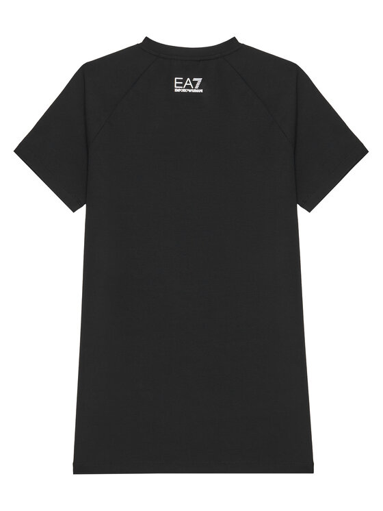 Повседневное платье relaxed fit 7G000049 AF12484 UC001 Ea7 Emporio Armani, чёрный — фото 4