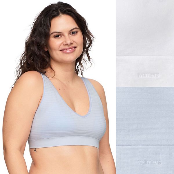 

Беспроводной бра с легкой подкладкой и конвертируемыми бретелями Easy does it, 2 шт Warners, White Frost Stripe