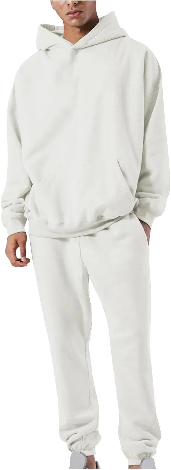 Костюм из толстовки и джоггеров, бренд Generic, цвет White