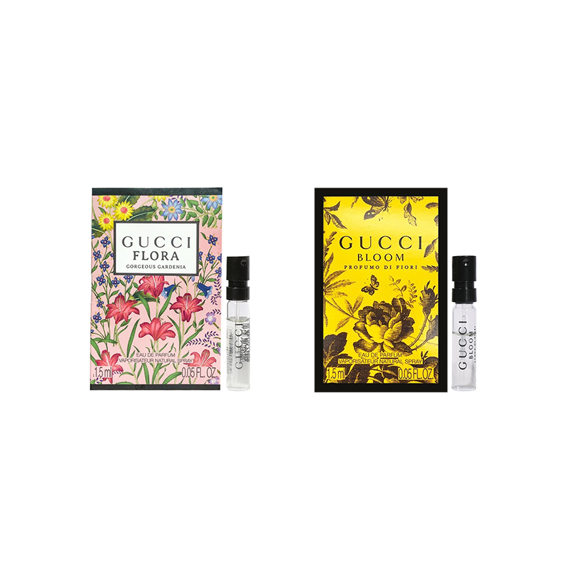 

Набор пробников духов Dreamy Gardenia/Dreamy Jasmine/Floral Delight, парфюмерная вода EDP 1,5 мл*2 GUCCI