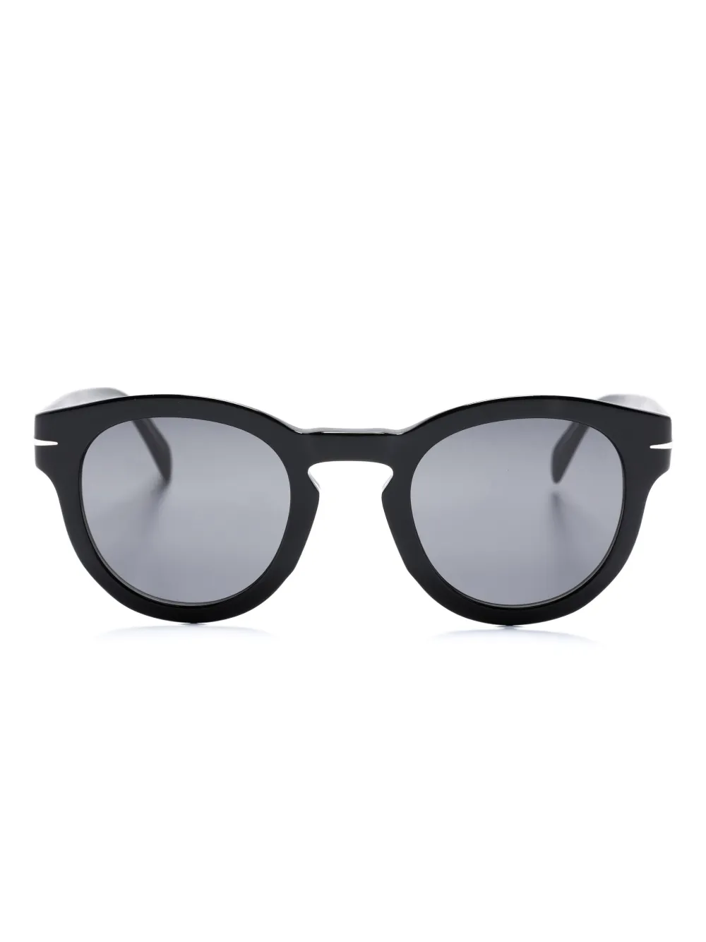 

Солнцезащитные очки в круглой оправе Eyewear by David Beckham, черный