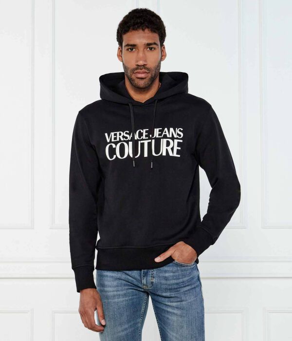 

Свитер Regular fit Versace Jeans Couture, черный