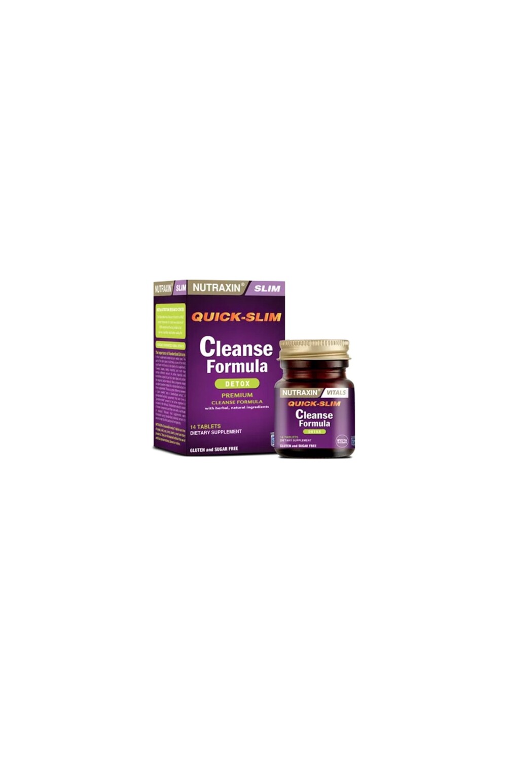 

Nutraxin Quick Slim Cleanse Formula 7 Detox 14 таблеток