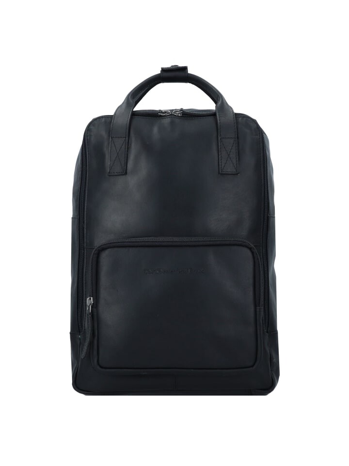 

Рюкзак The Chesterfield Brand Wax Pull Up Business-Rucksack Leder 40 cm Laptopfach, черный
