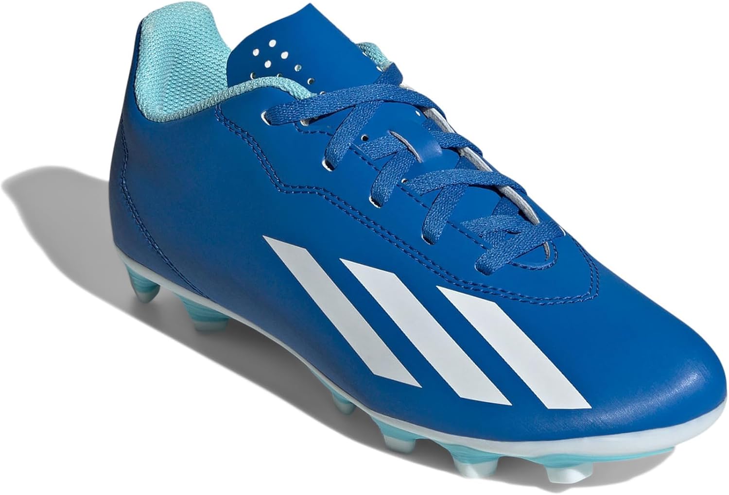 Детские кроссовки Adidas X Crazylight.4 Flexible Ground (унисекс), белый/красный — фото 2