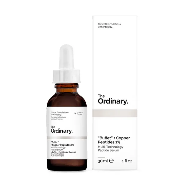 

Антивозрастная формула Buffet + Copper Peptides 1% The Ordinary, 30 ml