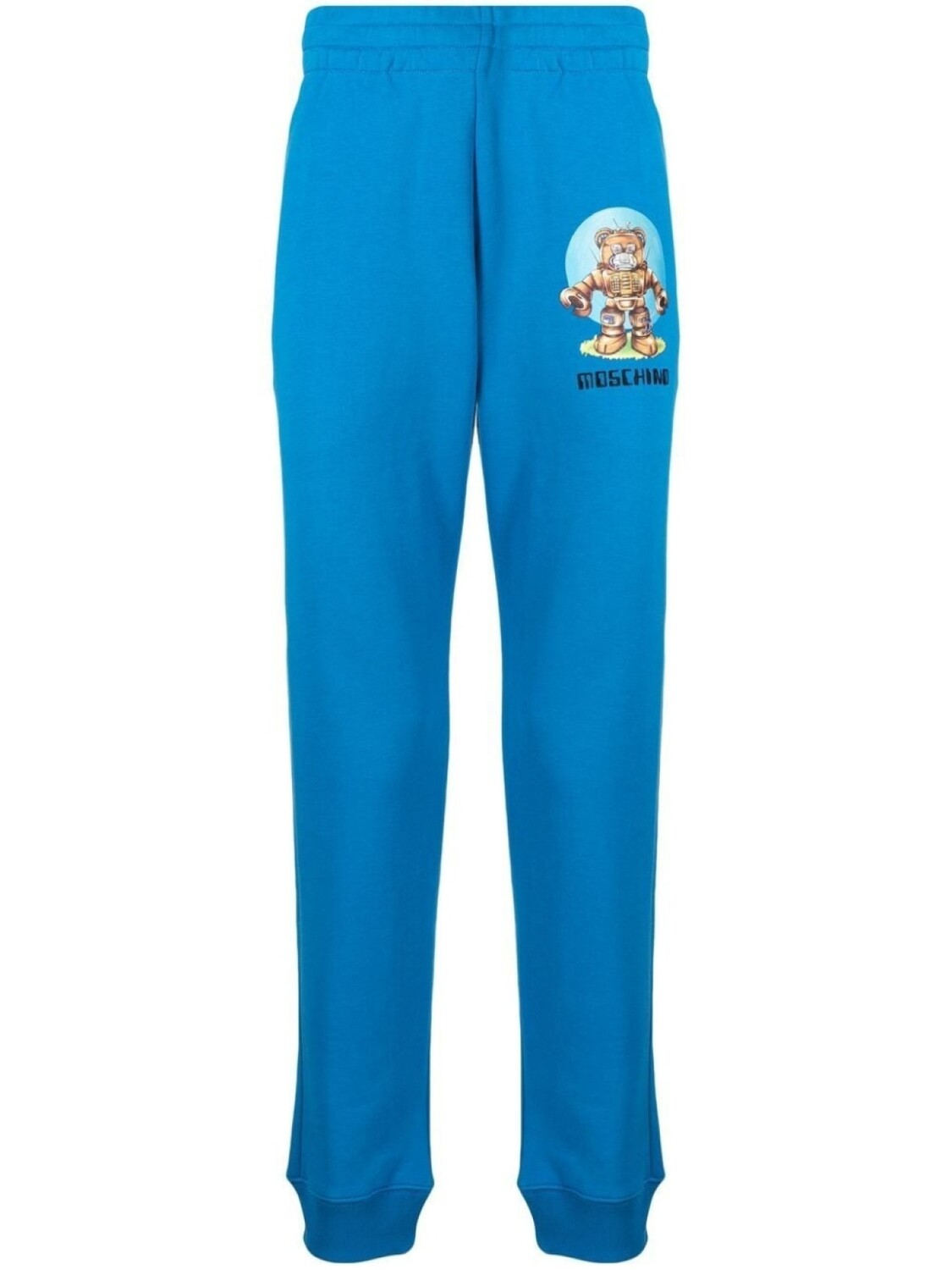 

Moschino спортивные брюки с логотипом, синий