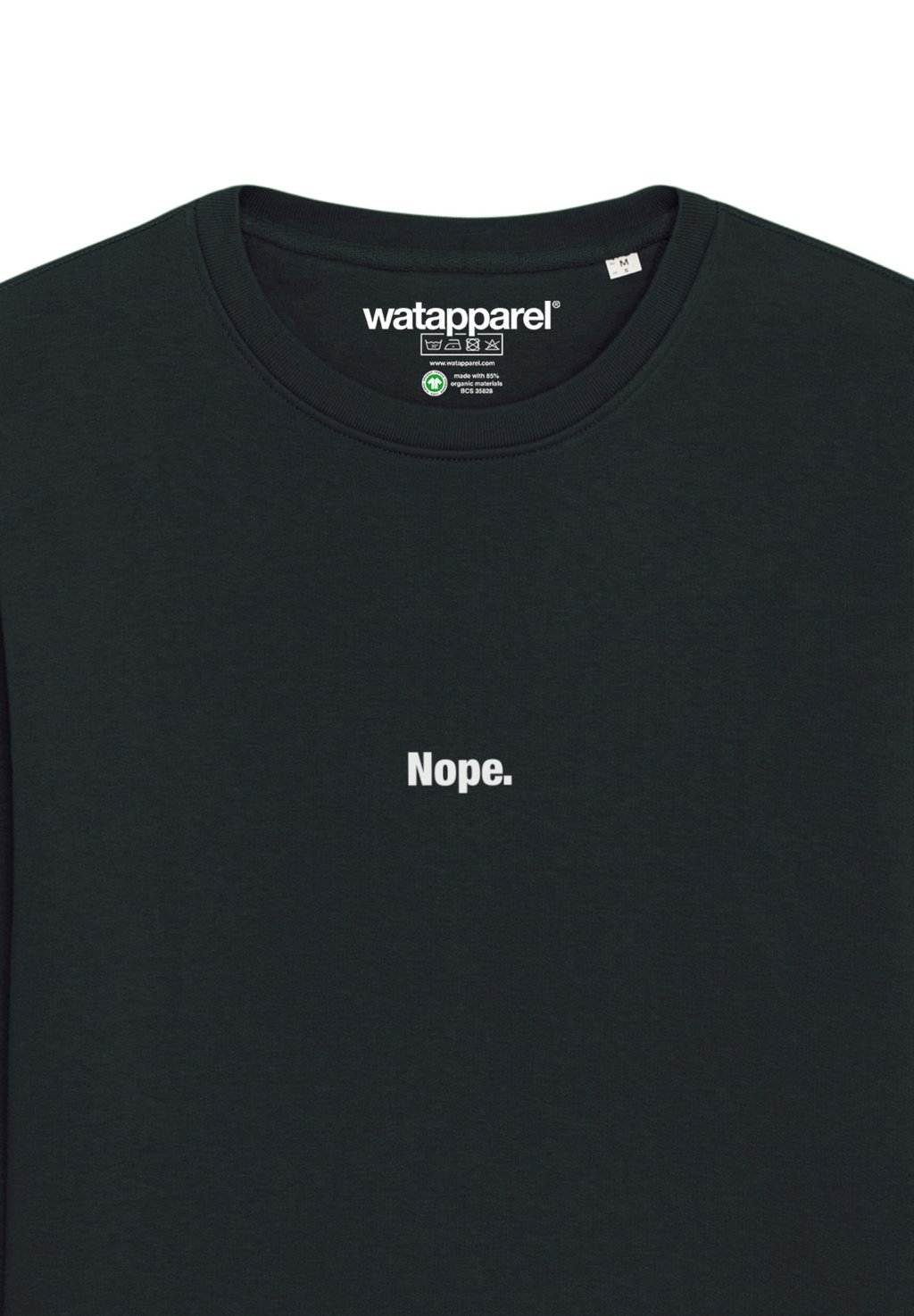 

Толстовка NOPE watapparel, черный