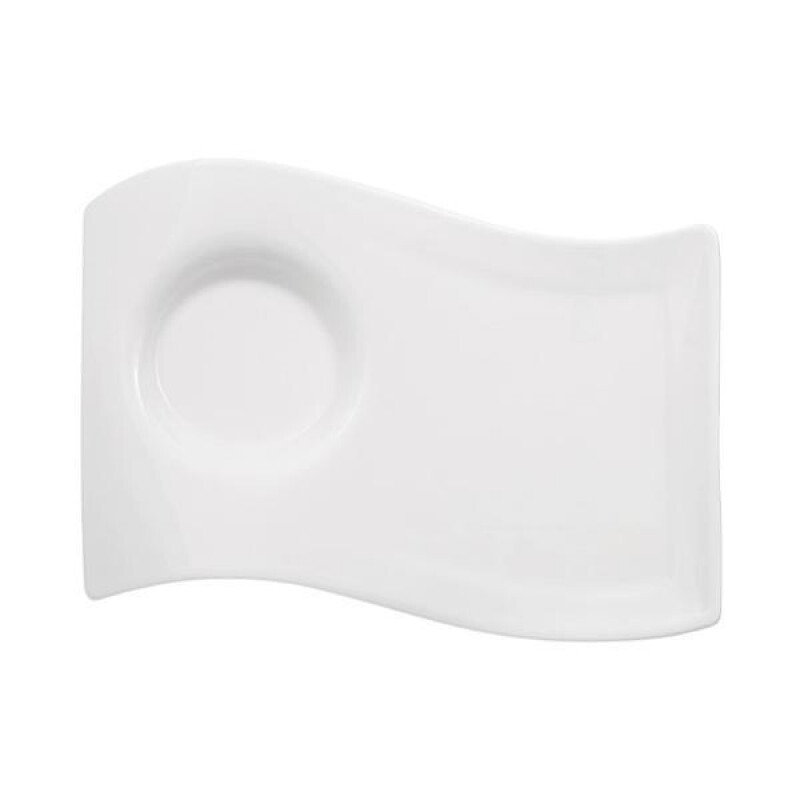 

Праздничная тарелка New Wave Caffe большая 22 x 17 см Villeroy & Boch, белый