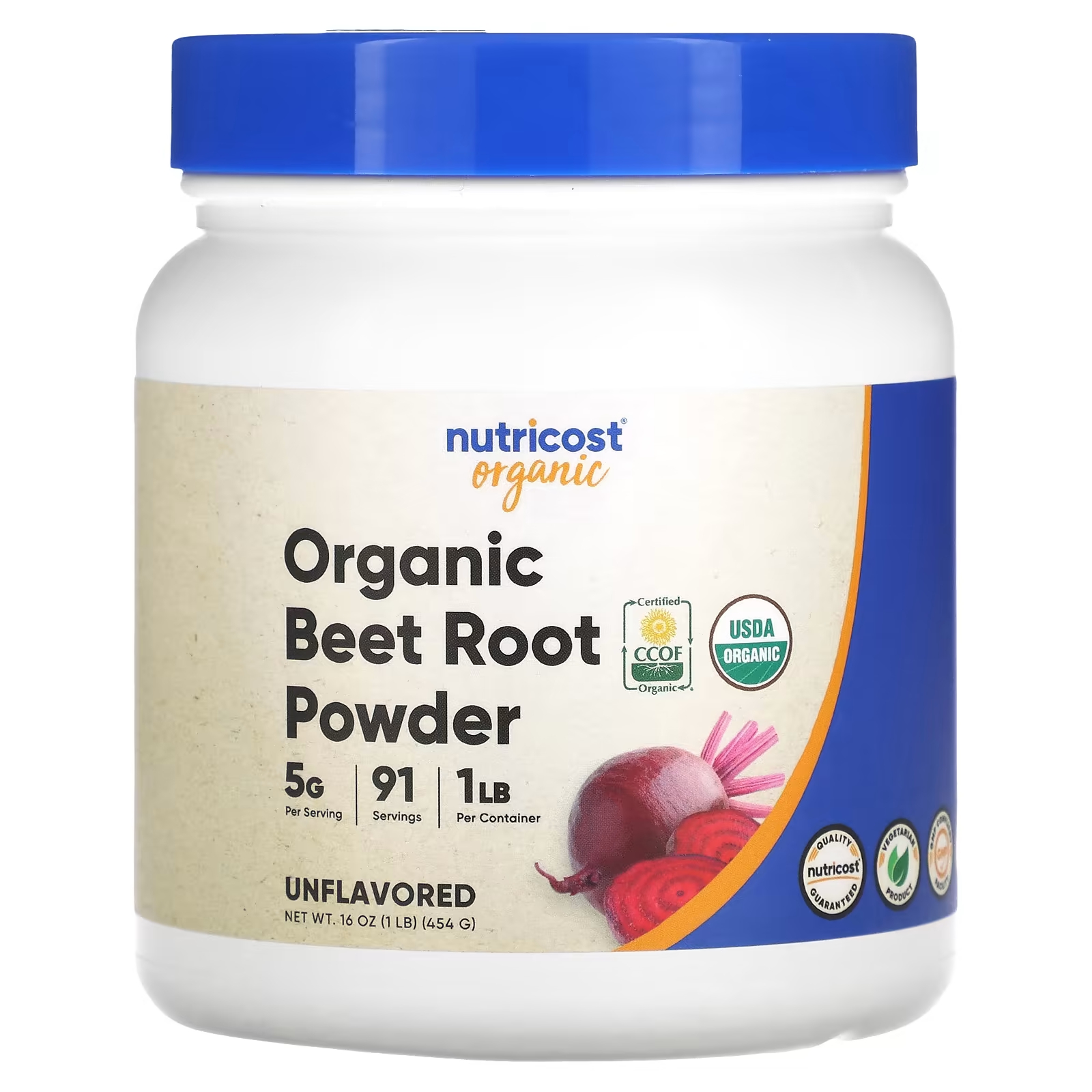 

Добавка Nutricost Organic Beet Root Powder Unflavored, 454 г