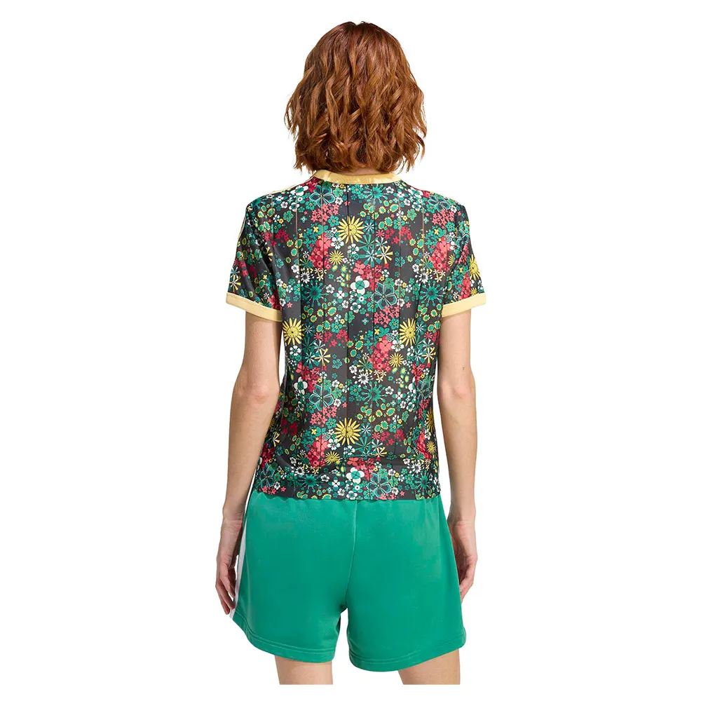 Футболка с коротким рукавом adidas Originals X Liberty London с тремя полосками, черный — фото 2
