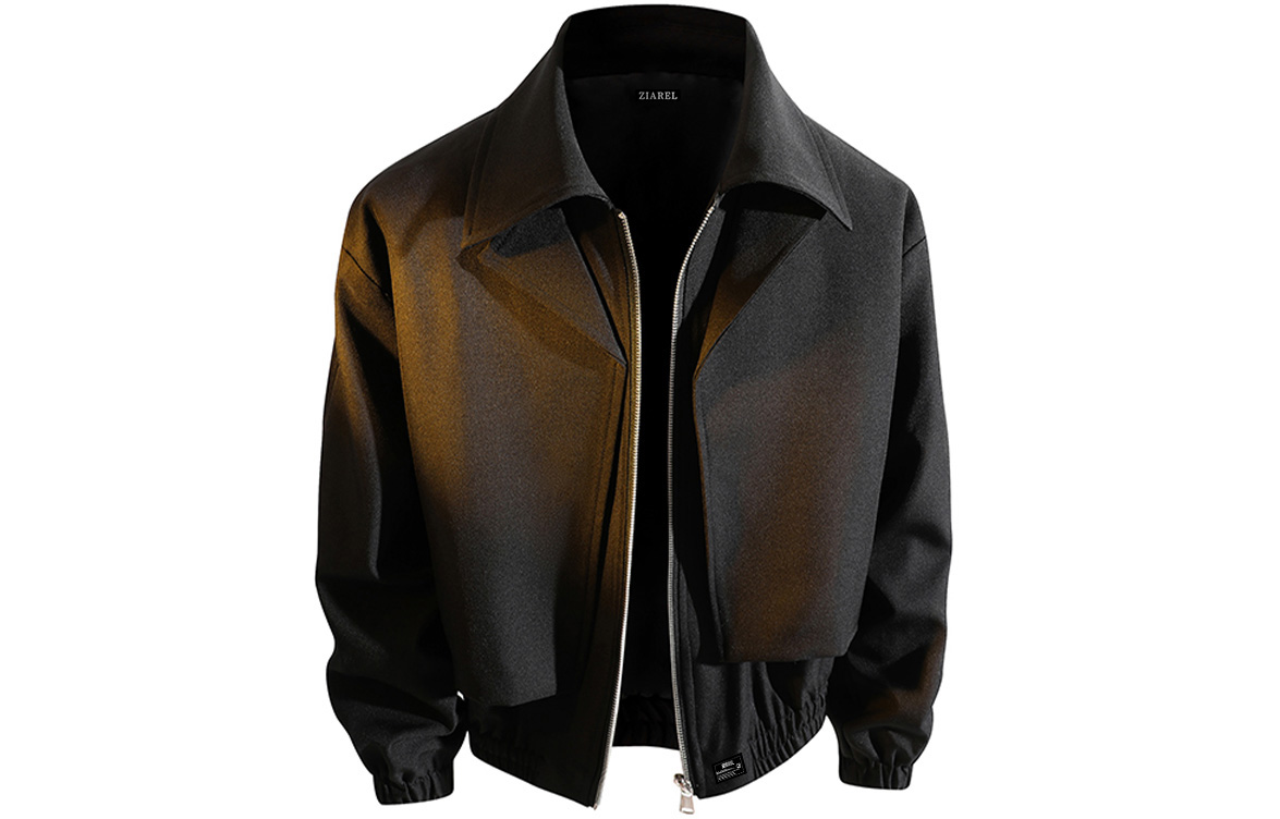 

Куртка Unisex Lapel Moderate ZIAREL, черный with removable logo