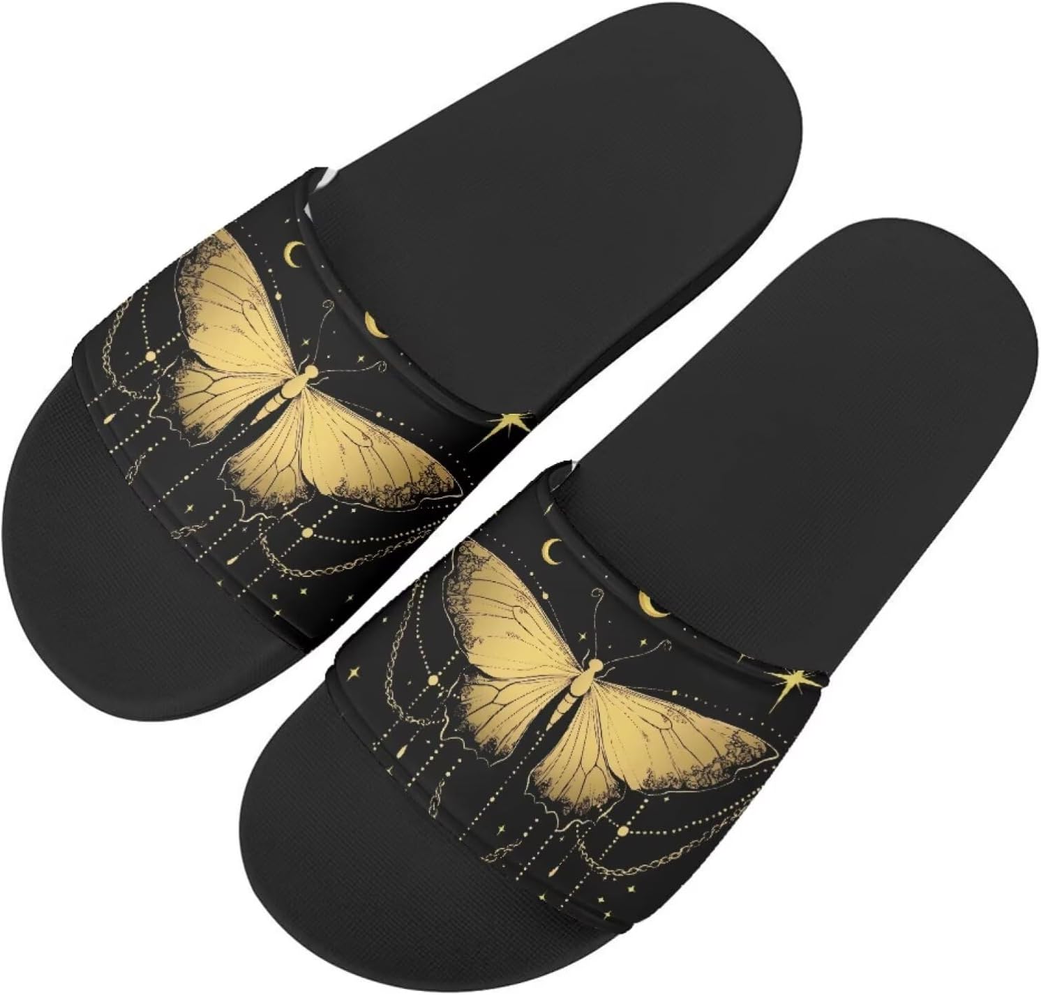 

Сандалии, женские тапочки, готические, с принтом петуха, летние домашние тапочки, для дома, улицы, пляжа, отеля, противоскользящие тапочки Getelinseng, Butterfly