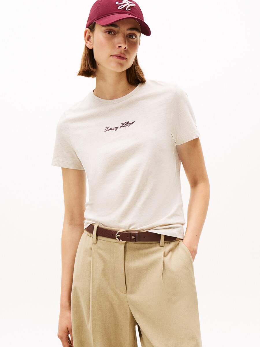 Рубашка TOMMY HILFIGER Classic, экрю — фото 2