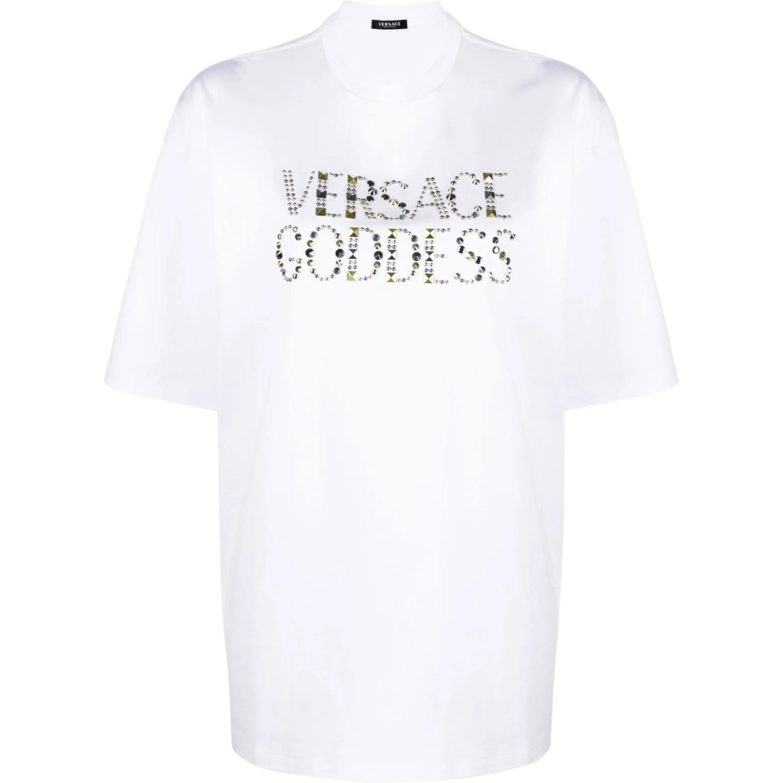 

Футболка с логотипом VERSACE, белая