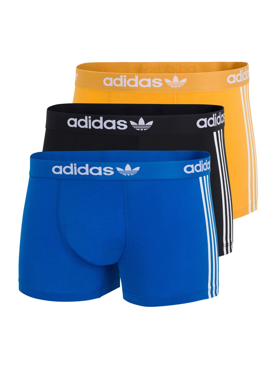 

Боксеры ADIDAS ORIGINALS Comfort Flex Cotton 3 Stripes, цвет Blue/Yellow/Black