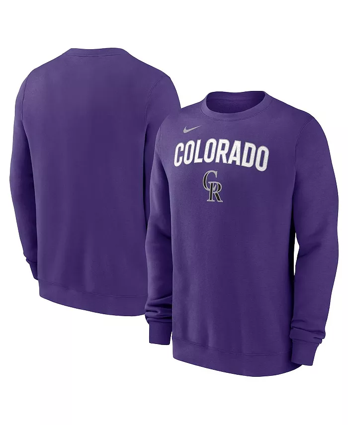 

Мужская фиолетовая толстовка Colorado Rockies Nike
