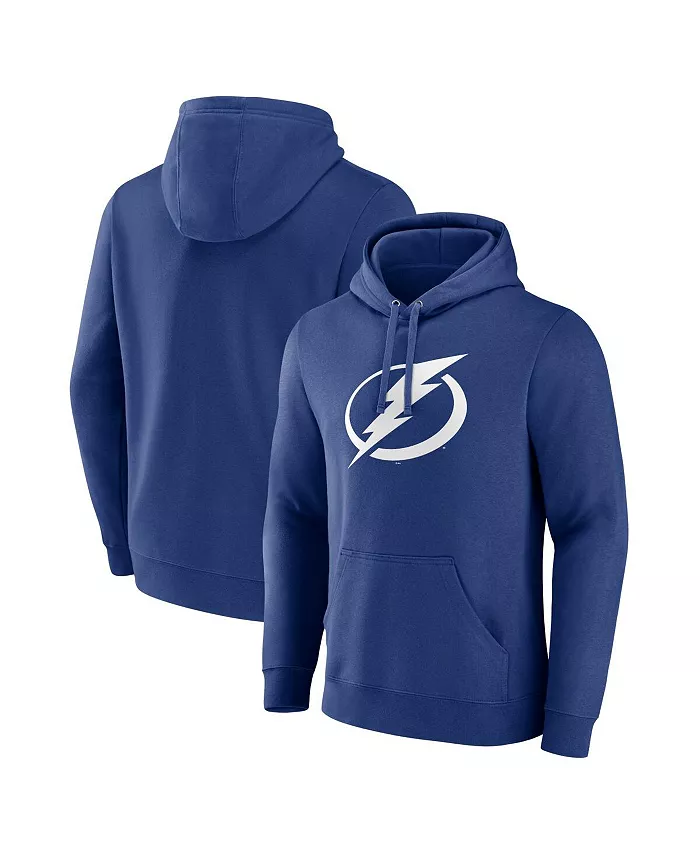 

Мужская синяя толстовка с капюшоном Tampa Bay Lightning с основным логотипом Fanatics