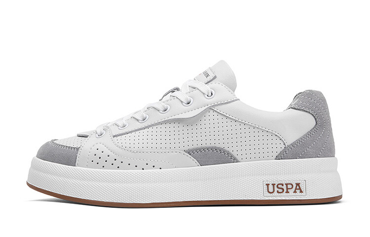 

Кеды мужские, обувь для скейтбординга низкая U.S. Polo Assn., светло-серый