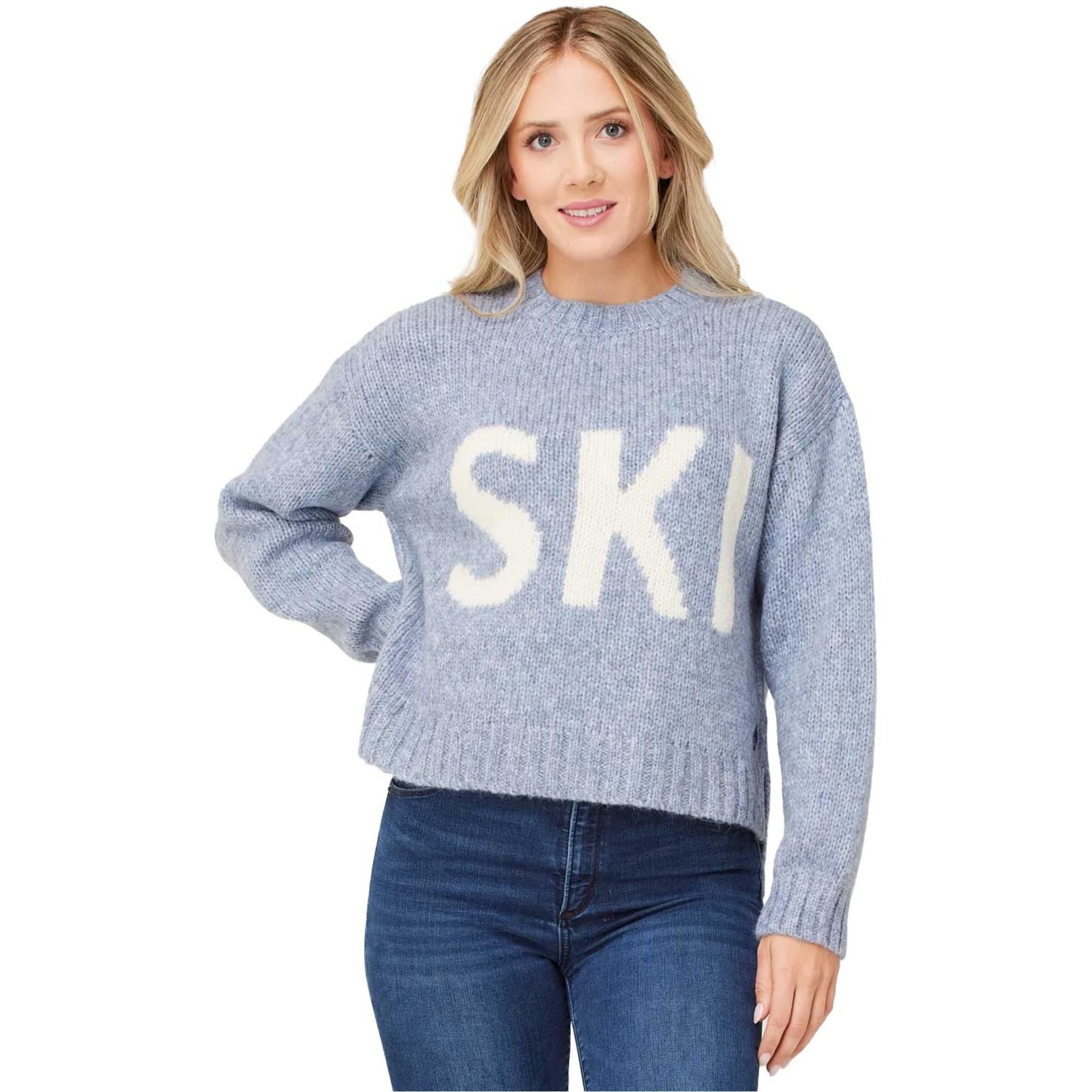 

Женский свитер из альпаки для катания на лыжах Krimson Klover, Baby Blue