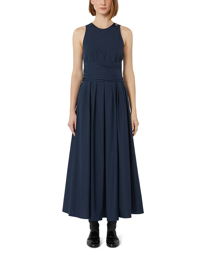 

Платье Ussita Ultramarine из хлопка Max Mara, синий