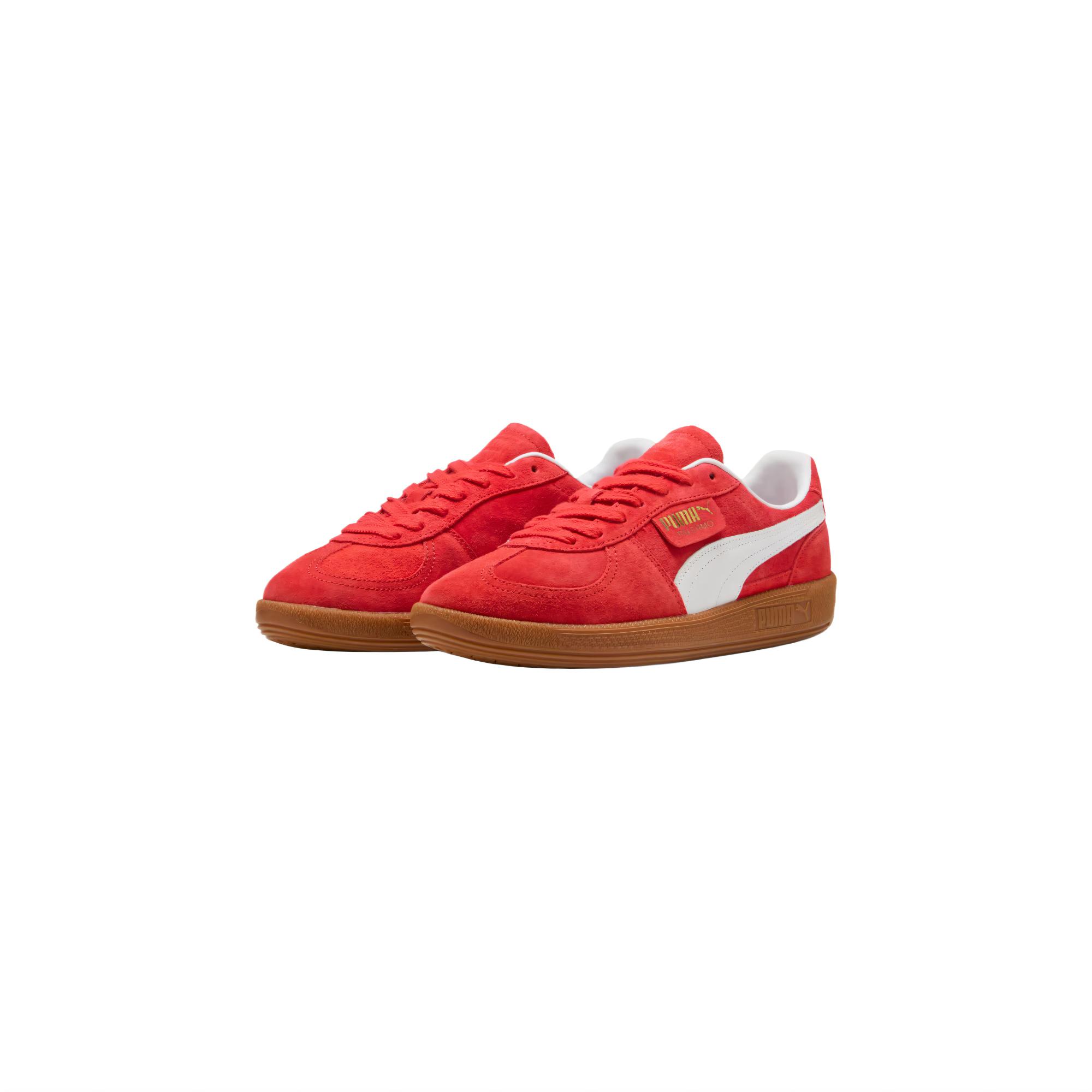 PUMA Palermo Abrasion Resistant Low top German Army Trainers Unisex красные — фото 4