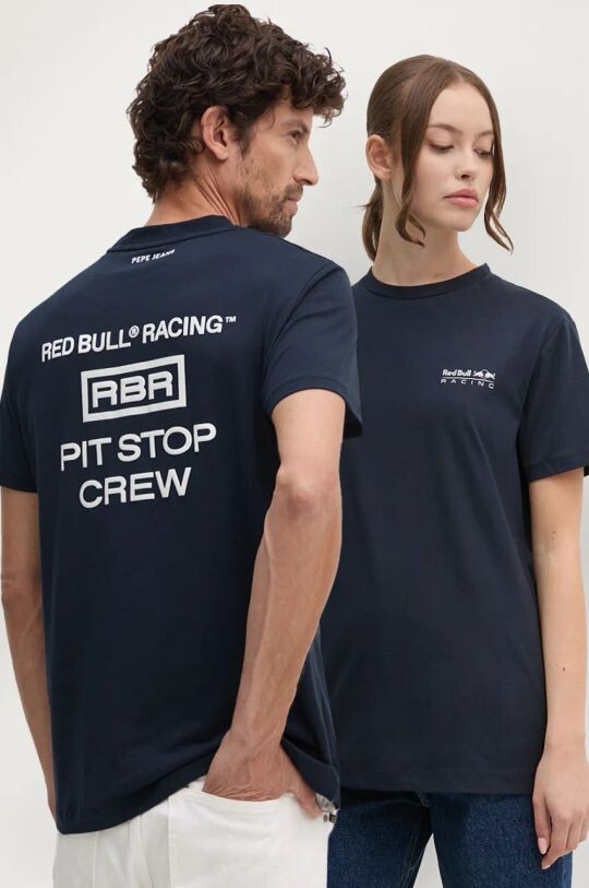 

Хлопковая футболка Red Bull Racing x Pepe Jeans, темно-синий