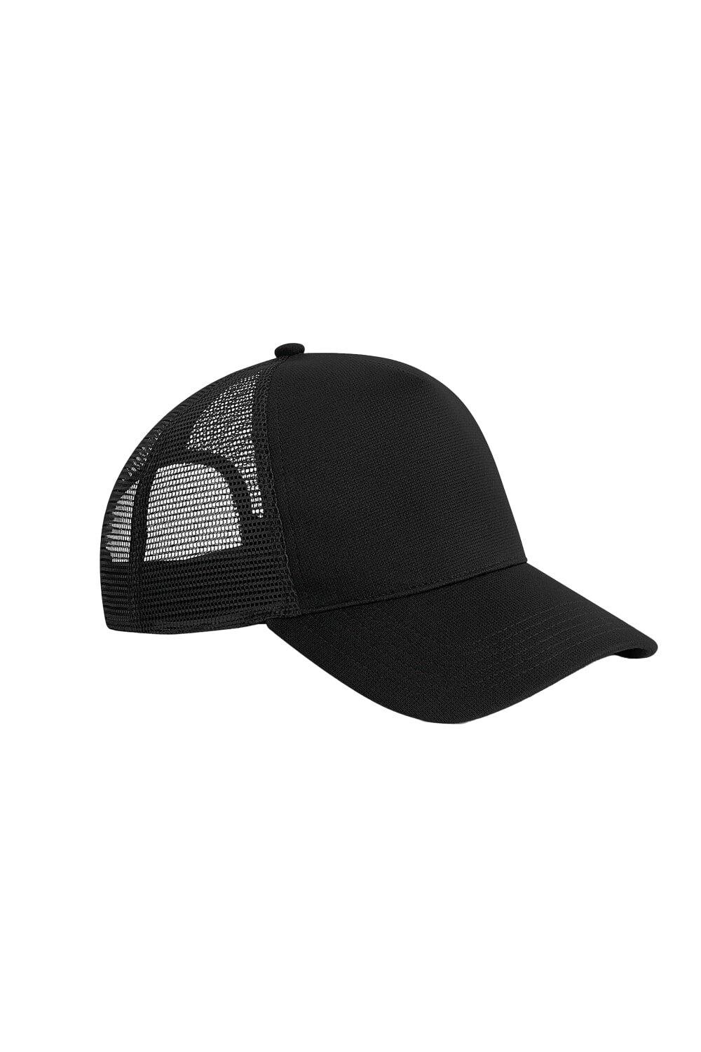 

Кепка Snapback Trucker из Microknit Beechfield, черный