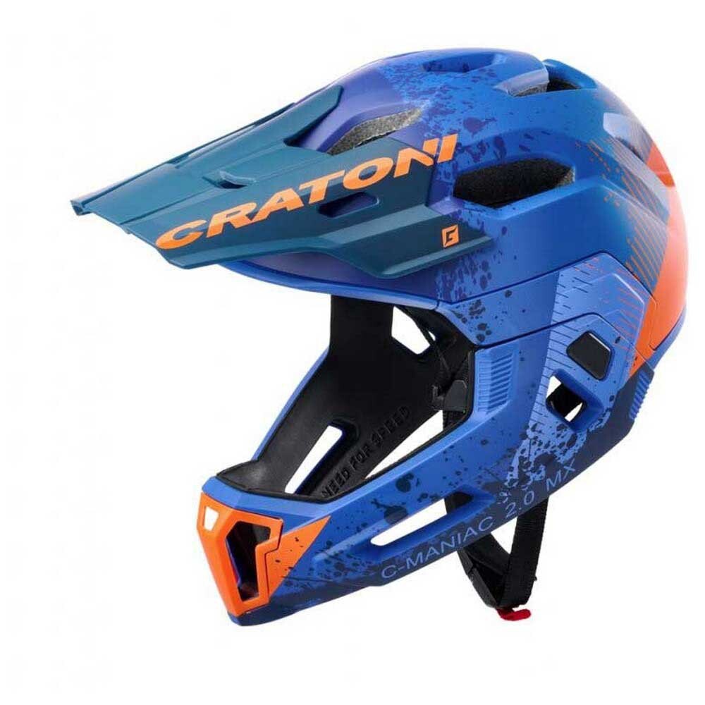 

Велосипедный шлем Cratoni C-Maniac 2.0 MX downhill, синий