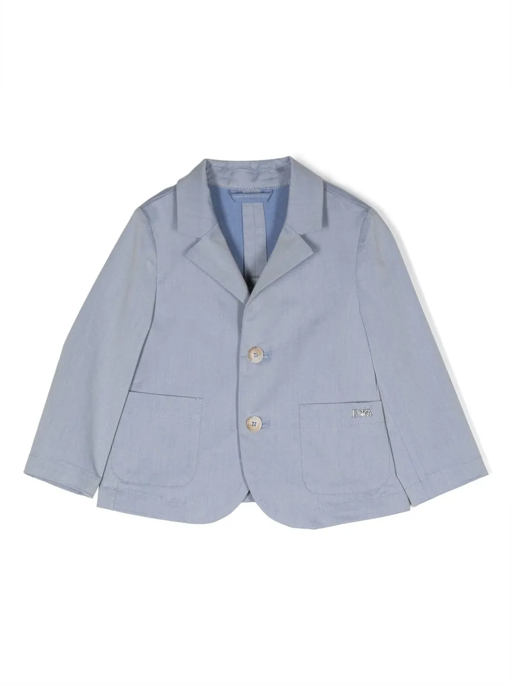 

Однобортный блейзер Emporio Armani Kids, синий