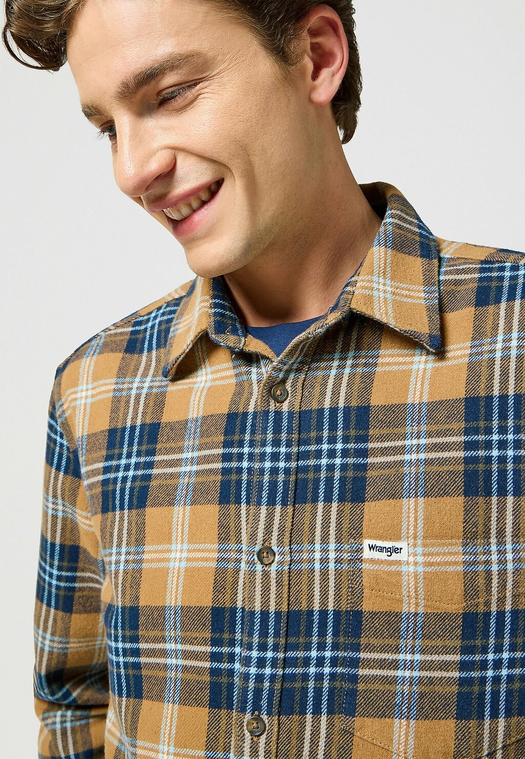 

Рубашка 1 PKT Wrangler, светло-коричневый