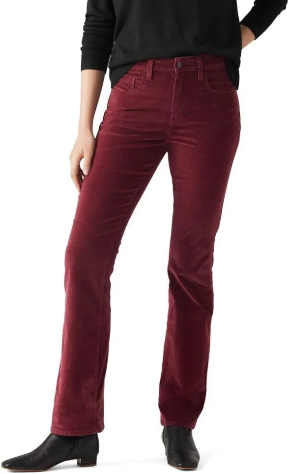 Женские джинсы Levi's 725 High-Rise Bootcut, бордовый