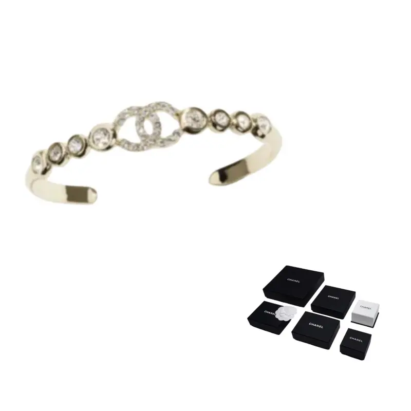 

Металлический браслет унисекс золотой CHANEL, золотой