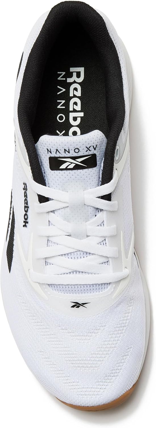 Мужские кроссовки Reebok Nano X5, для кросс-тренинга и легкого бега, белый/черный — фото 4