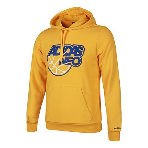 

Толстовка adidas neo Basketball Training Sports Pullover, желтый