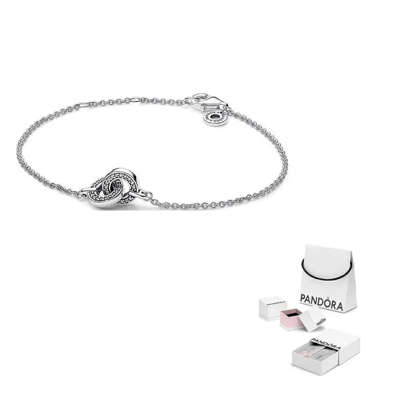 

Pandora Браслеты для женщин из серебра 925 пробы с синтетическим кубическим цирконием