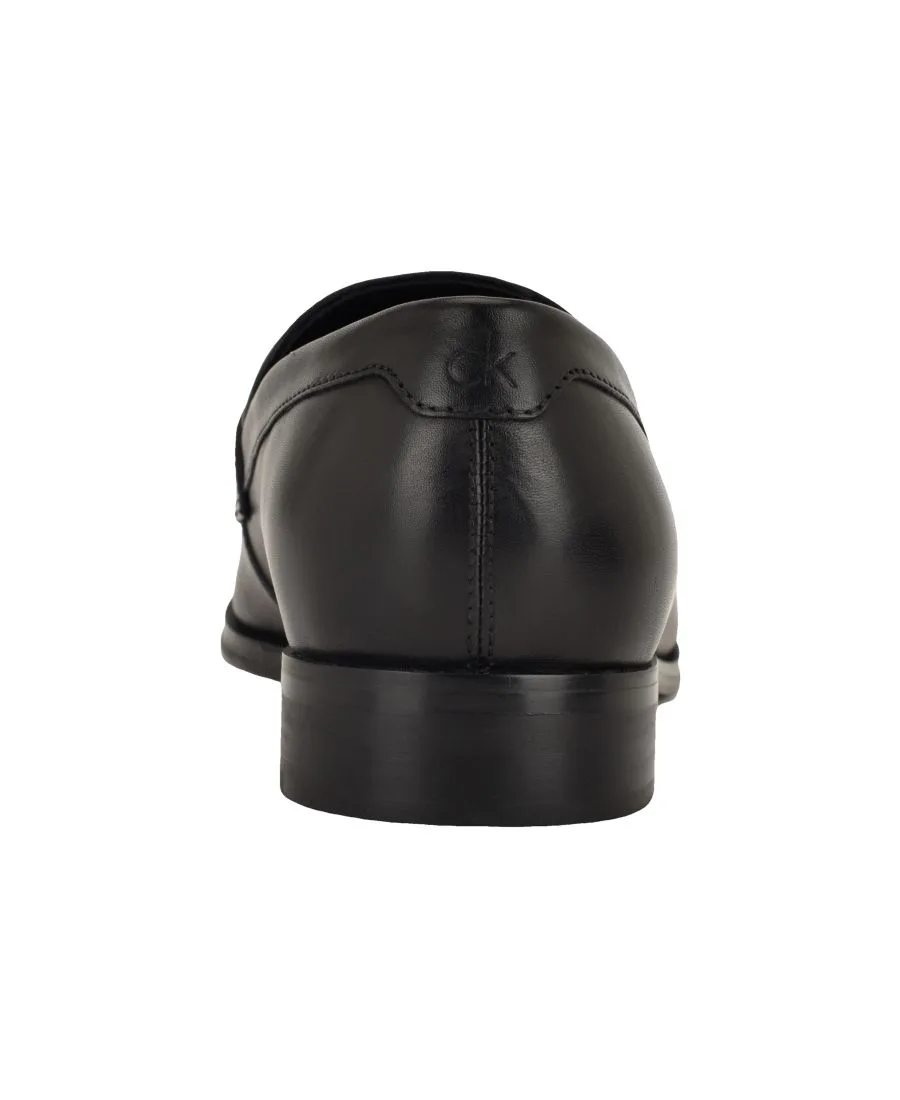 Мужские лоферы Rinver без шнурков Calvin Klein, черный leather — фото 3