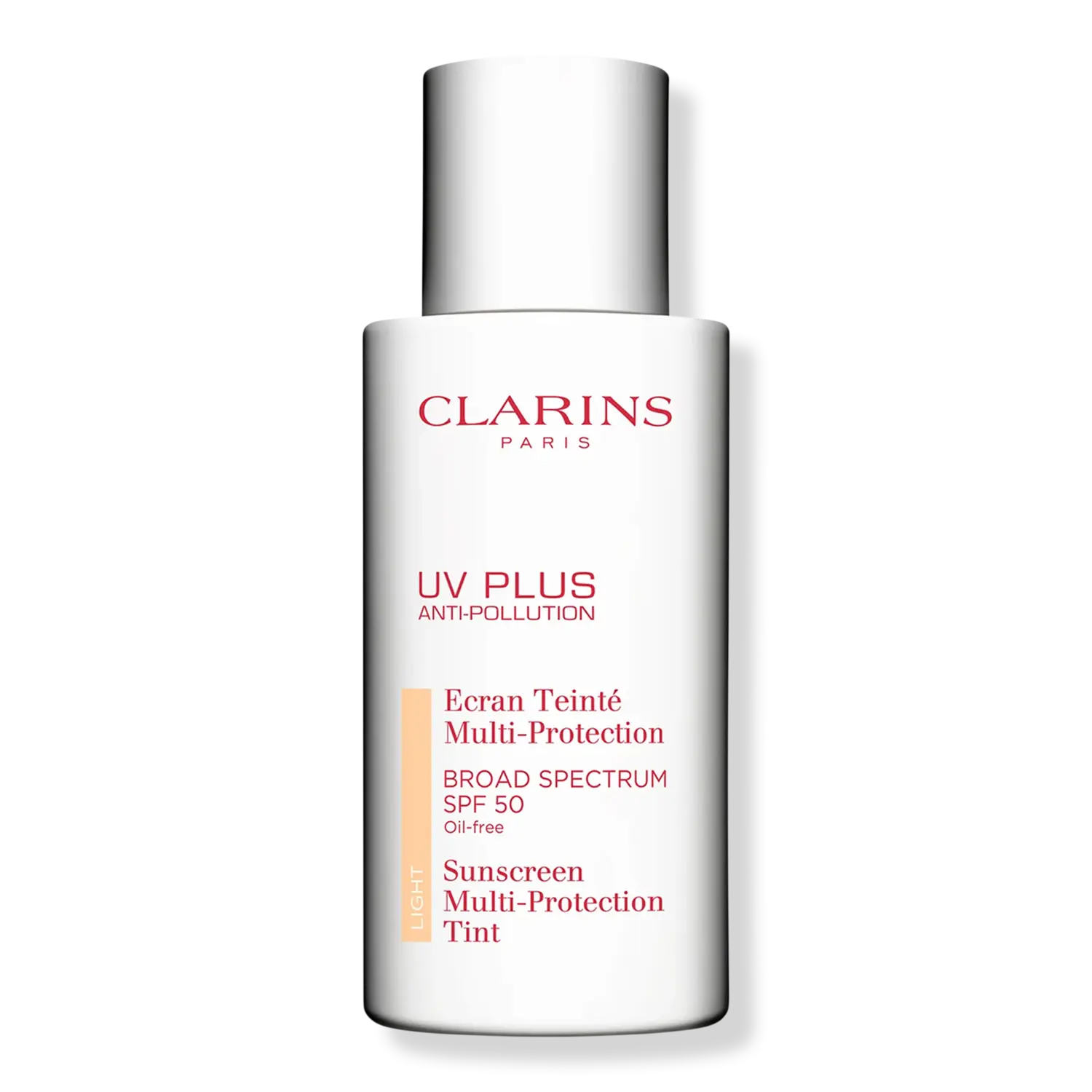 

Солнцезащитный тонирующий крем для лица UV Plus Anti-Pollution SPF 50 Clarins, Light
