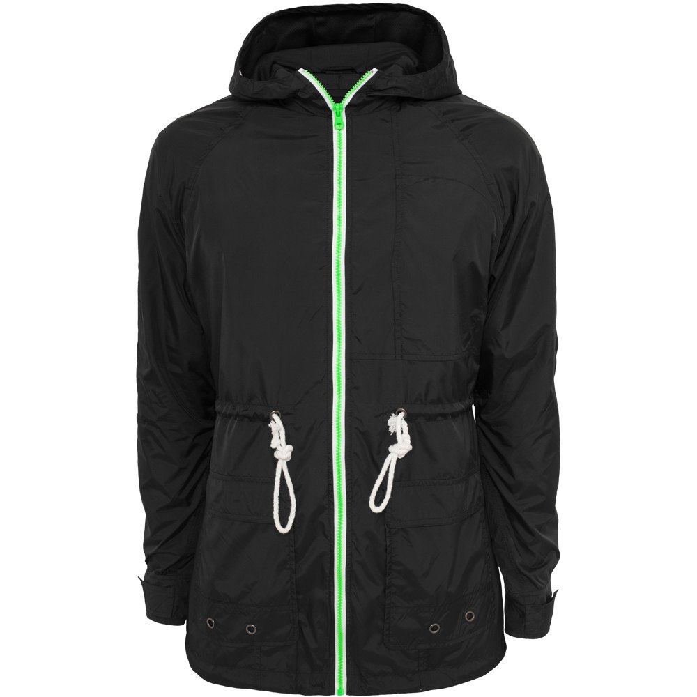 

Куртка Urban Classics Windproof Long Nylon, черный