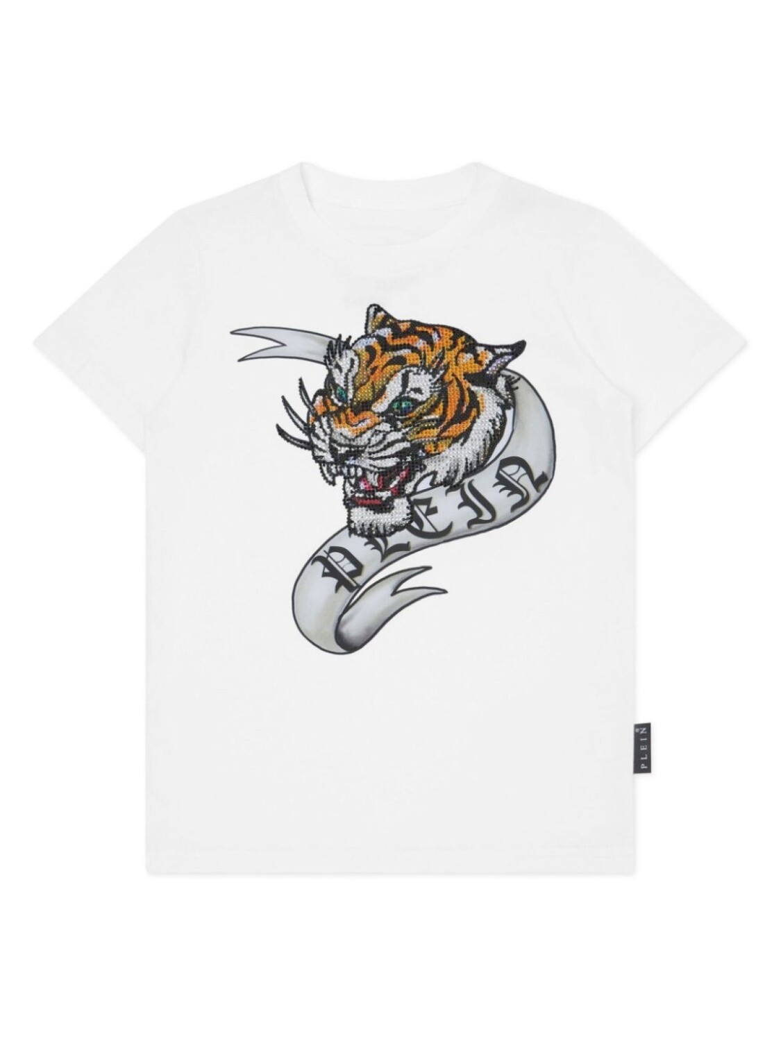 

Philipp Plein футболка с кристаллами, белый
