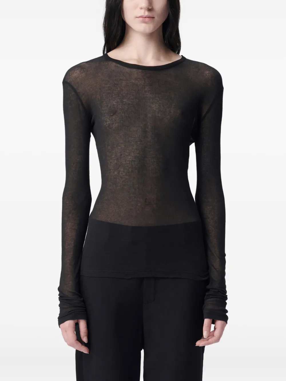 

Топ Файн Ann Demeulemeester, черный
