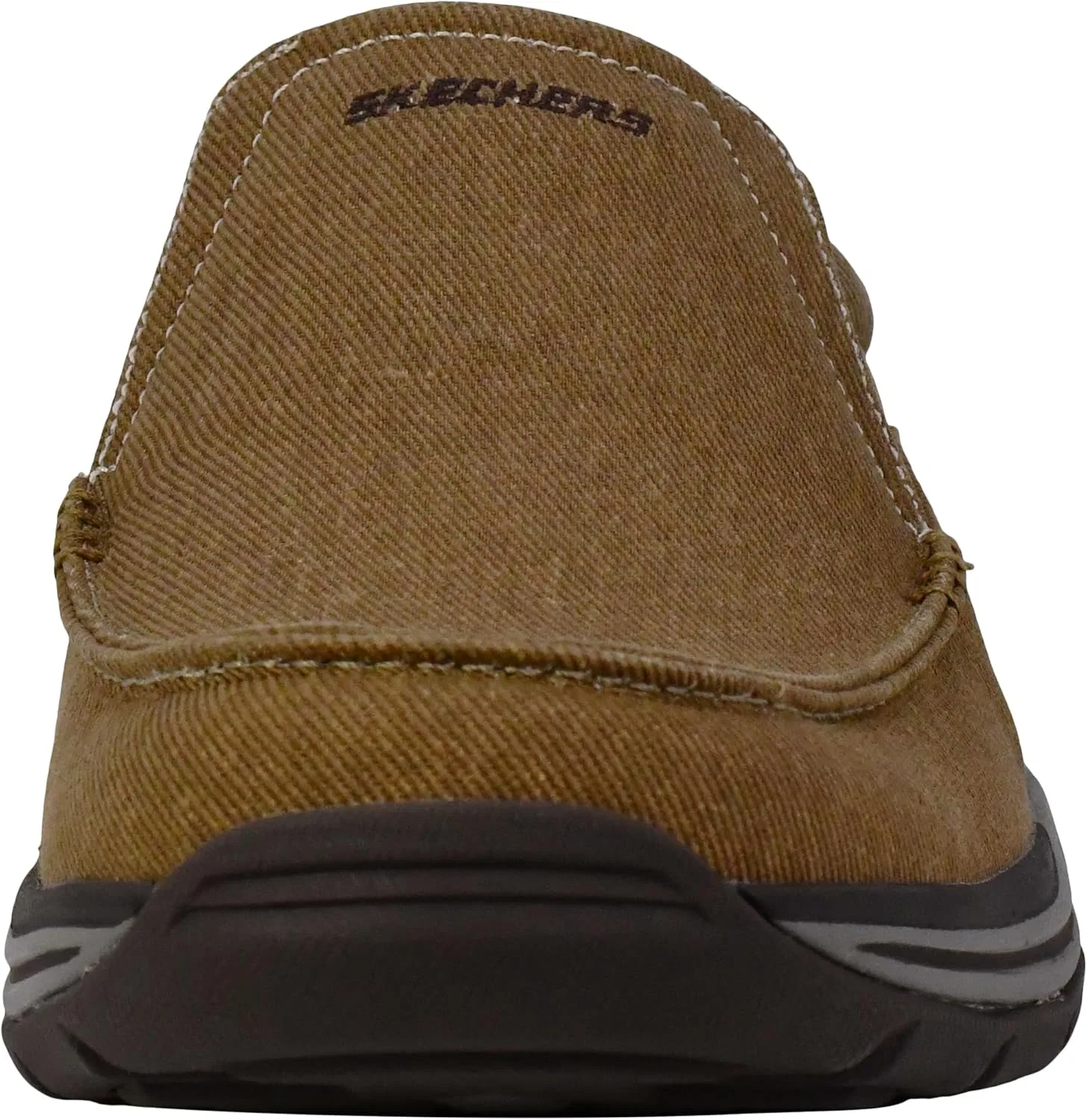 Лоферы Slip-On Skechers каштановый — фото 2
