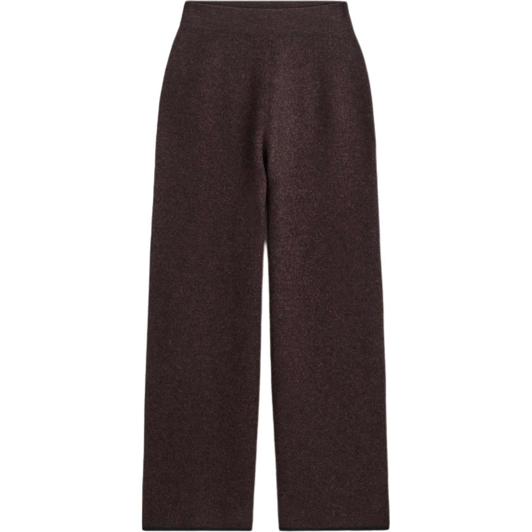 

COS Повседневные брюки женские темно-коричневые Moderate Wide Leg