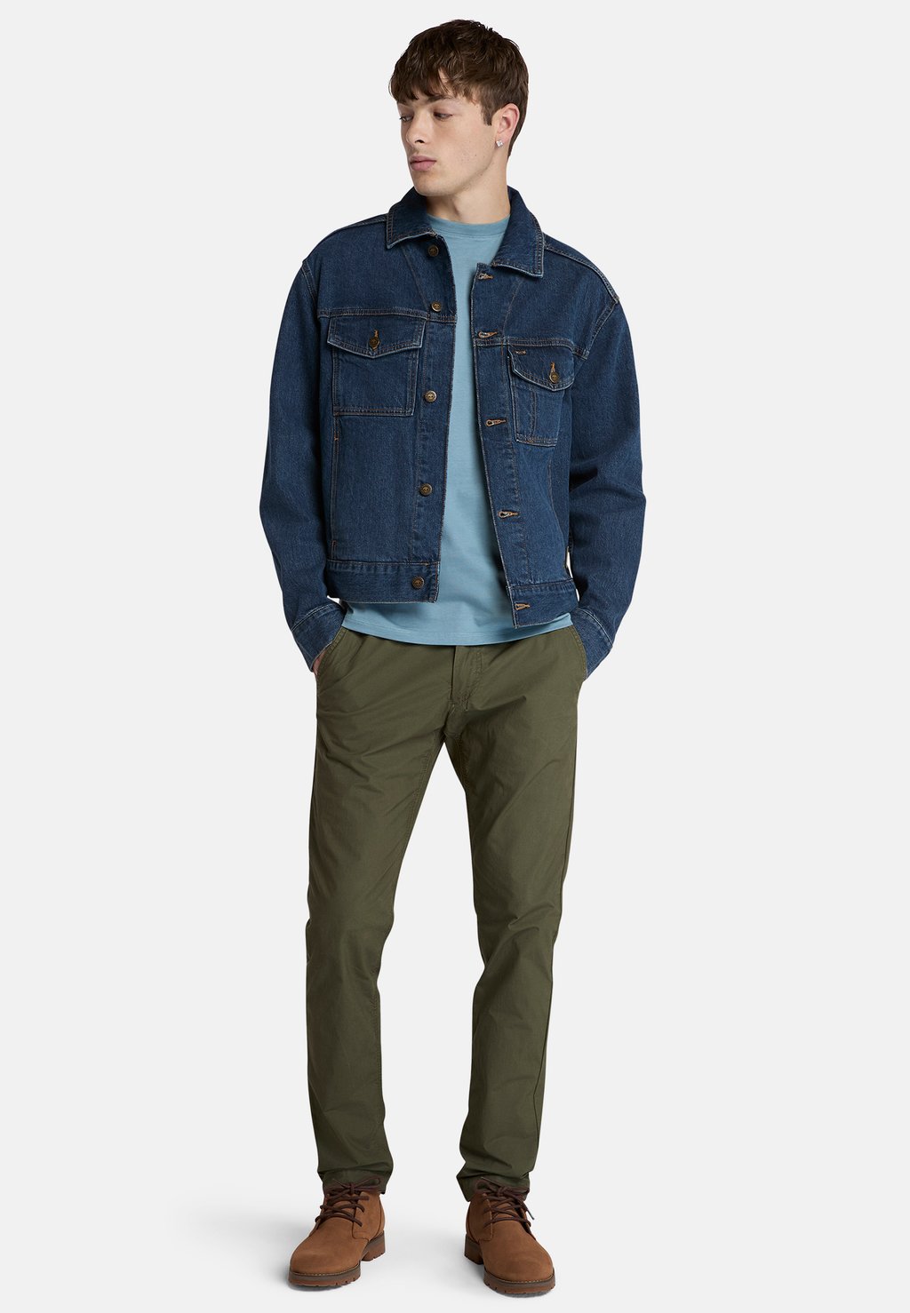 

Базовая футболка SHORT SLEEVE TEE Timberland, синий