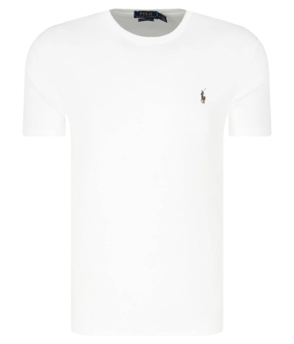 

Футболки Custom slim fit Polo Ralph Lauren, белый