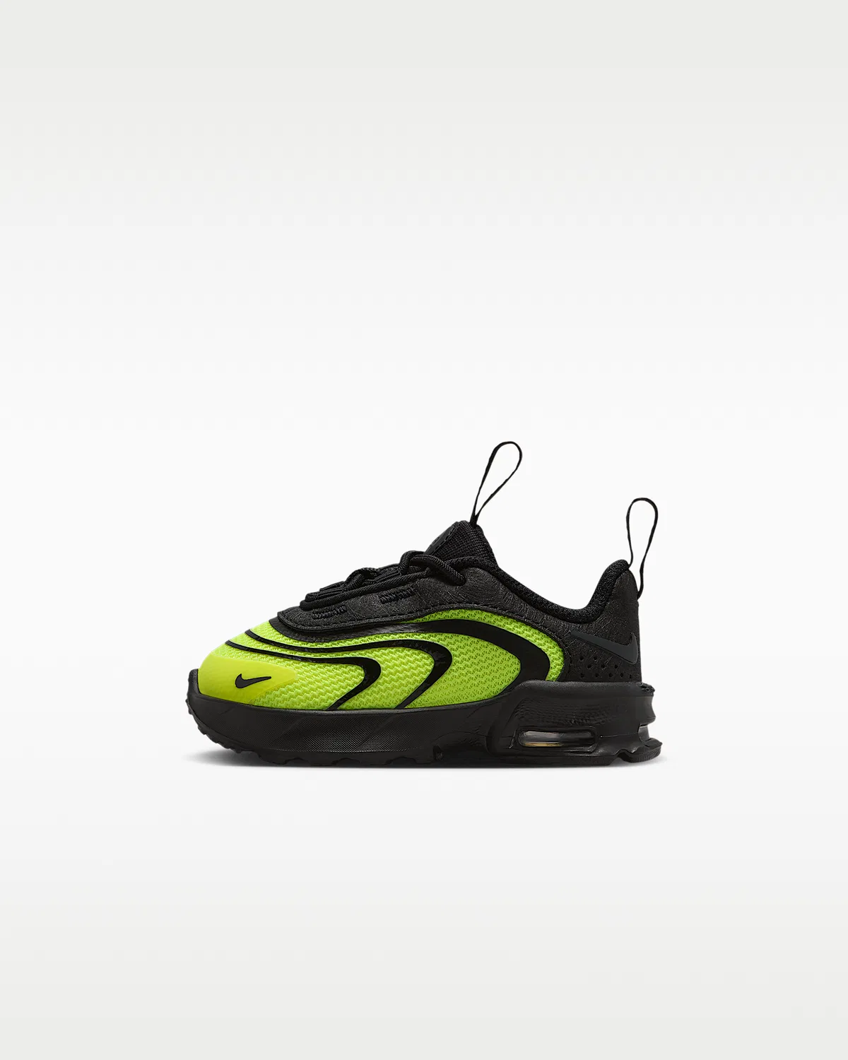 Кроссовки Nike Air Max Fire для малышей, Volt/Barely Volt/Black/Dark Smoke Grey