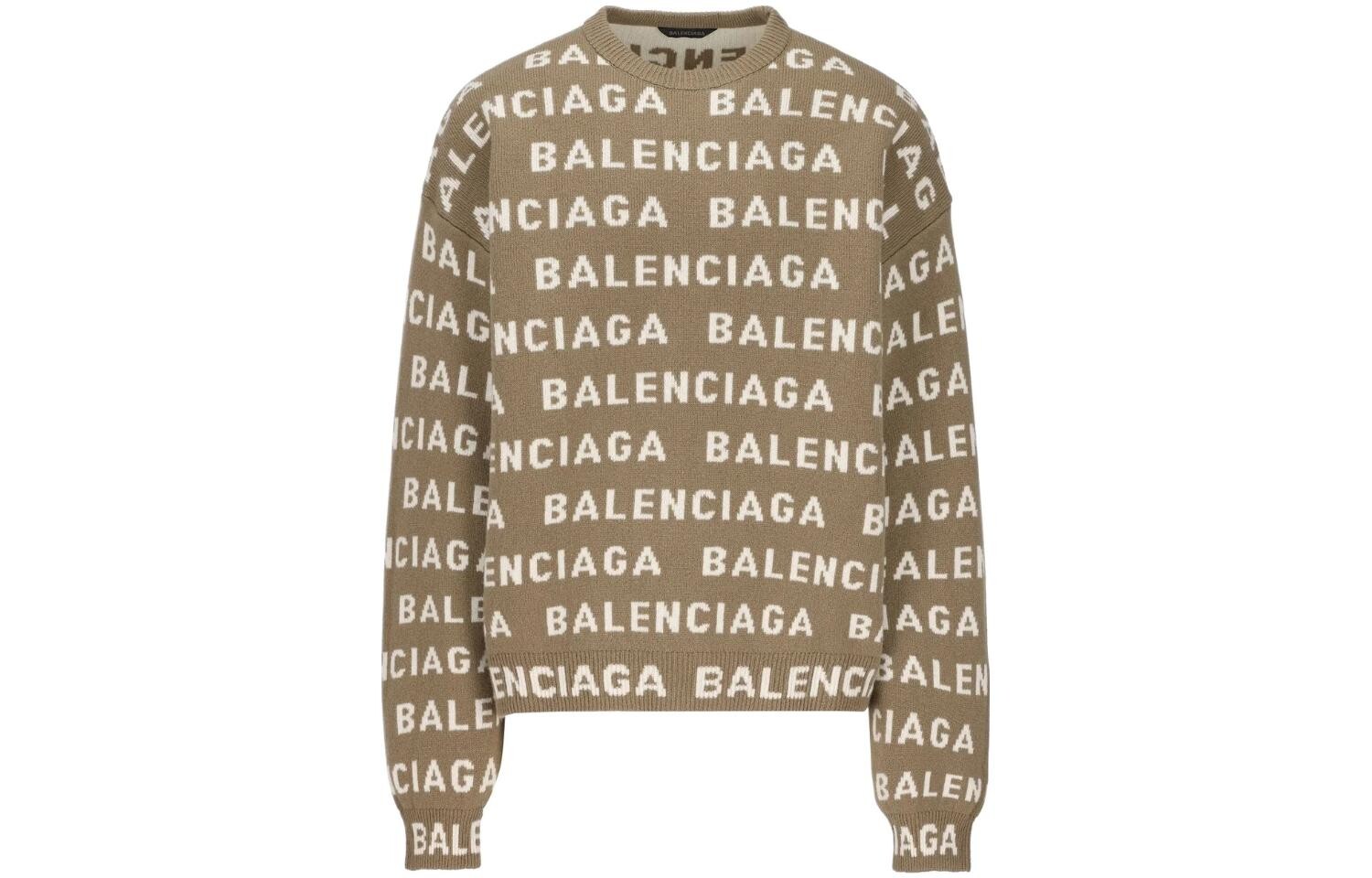 

Свитер мужской коричневый Balenciaga, коричневый