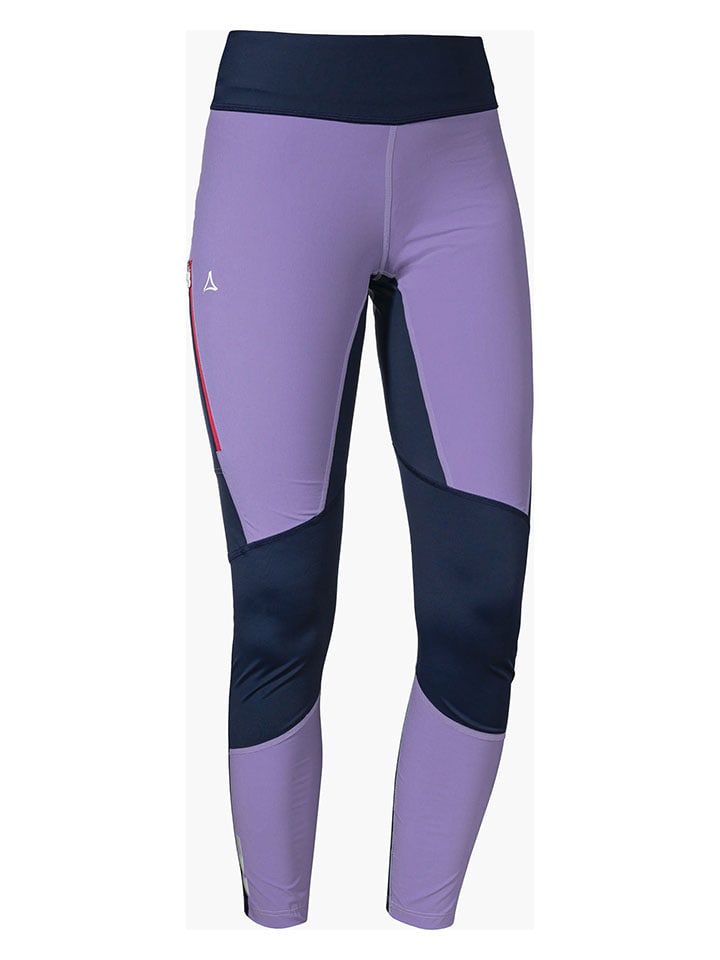 

Schöffel Тренировочные леггинсы "Hestad" сиренево-темно-синего цвета