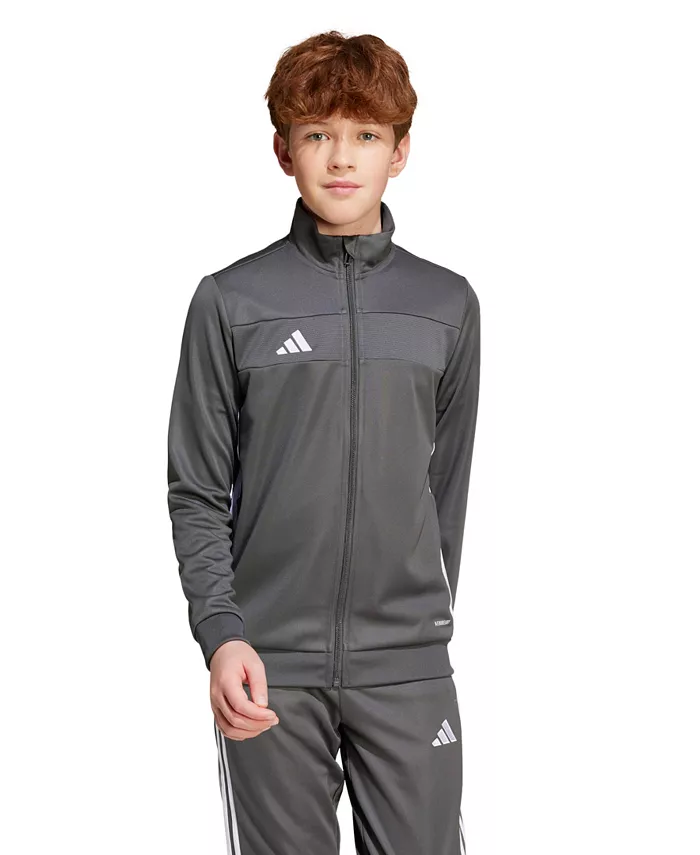 

Куртка для тренировок Tiro 25 Essentials для мальчиков старшего возраста adidas, серый