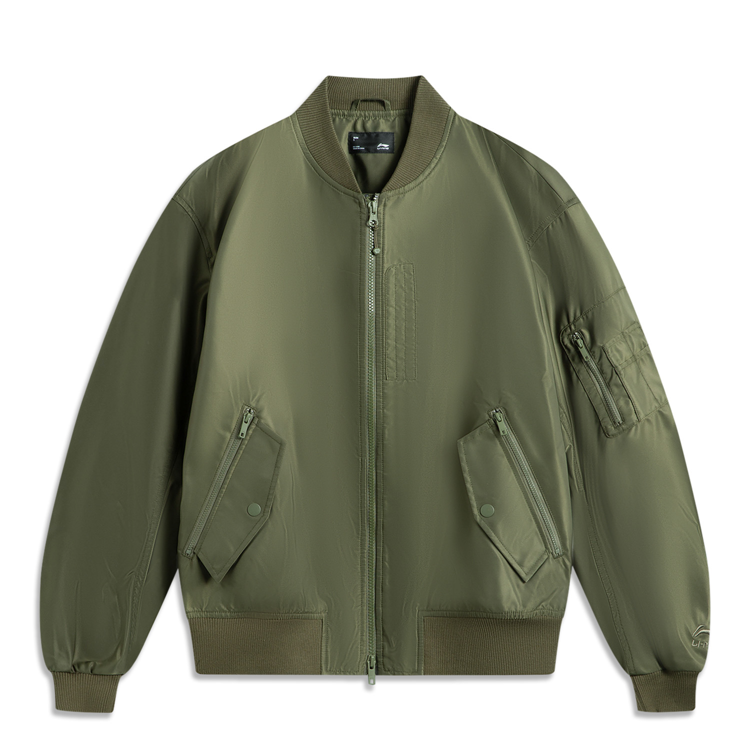 

LINING Куртка спортивной коллекции унисекс гранатово-зелёная, Grape Leaf Green